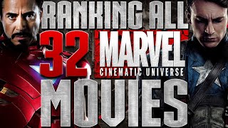 Ranking All 32 MCU Movies [upl. by Bourn109]