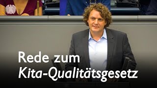 Erik von Malottki quotWir brauchen eine Verantwortungsgemeinschaft für die SprachKitasquot bundestag [upl. by Elbas]