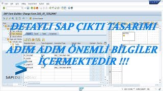 SAP Smartforms  Detaylı Çıktı Tasarımı [upl. by Eolhc898]