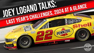 JOEY LOGANO Previews The 2024 NASCAR Season Ep 53 [upl. by Arriet]