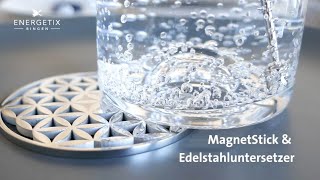 MagnetSticks und magnetischer Edelstahluntersetzer [upl. by Odlanar]