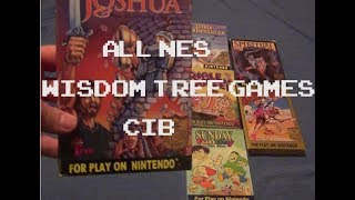 All NES Wisdom Tree Bible Games Game Collection CIB [upl. by Sille]