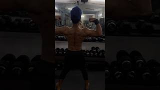 Flexing back pose motivation gymlover 💪💪 [upl. by Nelyag620]