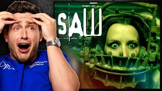 Doctor Reacts To SAW Movie quotInjuriesquot [upl. by Ahseem189]