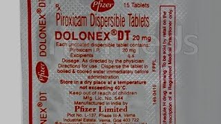 Dolonex DT tablets  Piroxicam Dispersible  pain relieving medicine  full review in hindi [upl. by Ezar539]