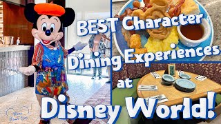 Best Character Dining Experiences at Walt Disney World  Moms with Mouse Ears [upl. by Ardekan64]