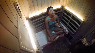 What Happens To Your Body in an Infrared Sauna  Hannahgram [upl. by Jennie]