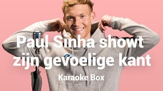 PAUL SINHA doet eigen versie van FRENNA amp LIL KLEINE hit ‘Verleden Tijd’  Karaoke Box [upl. by Jemina426]