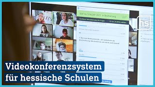 Schüler bekommen einheitliches Konferenzsystem hessenschau [upl. by Sixel830]