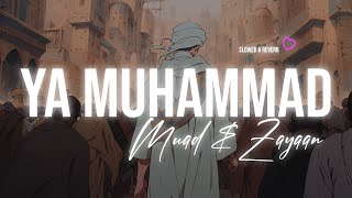 💜🎧 Ya Muhammad  Muad X Zayaan  SLOWED REVERB  NO MUSIC  VOCALS ONLY [upl. by Aerbas]