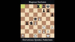 Christian Kyndel Pedersen vs Magnus Carlsen  Gausdal Norway 2005 [upl. by Odnamra]