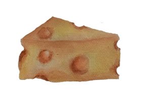 How to Paint SWISS CHEESE with Watercolors [upl. by Rattray322]