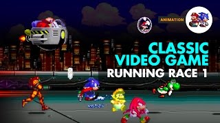 Classic Video Game Characters in a Race [upl. by Bale271]