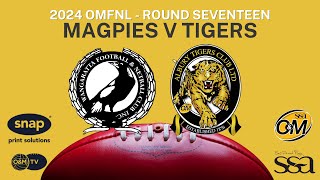 2024 R17  Magpies v Tigers [upl. by Nanoc]