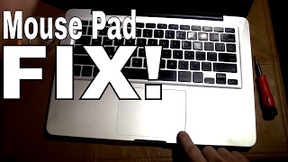 Macbook TrackPad  MousePad Not Clicking DIYHow To [upl. by Esenaj573]