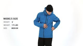 Patagonia Powder Bowl Snowboard Jacket Fit Review  Tactics [upl. by Arikehs431]