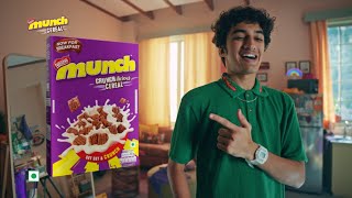 Nestlé MUNCH Breakfast Cereal  GET SET amp CRUNCH  Hindi TVC  30 Sec [upl. by Remlap]