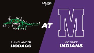 Rhinelander at Mosinee  2024 WIAA Boys Basketball [upl. by Ameline]