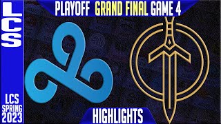 C9 vs GG Highlights Game 4  LCS Spring 2023 Playoffs GRAND FINAL  Cloud9 vs Golden Guardians G4 [upl. by Duwad315]