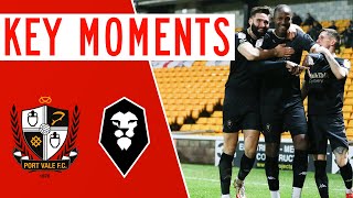 KEY MOMENTS  Port Vale 01 Salford City [upl. by Eentruoc176]