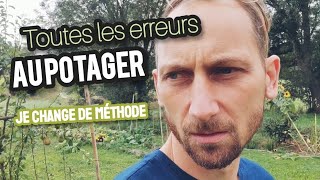 Je vous partage MES ERREURS au POTAGER  permaculture cuisine potager [upl. by Itsrejk]