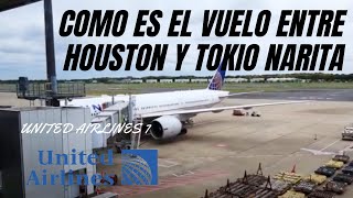 Vuelo de HOUSTON a TOKIO NARITA [upl. by Ellah]