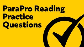 Free ParaPro Reading Practice Test [upl. by Yenoh981]