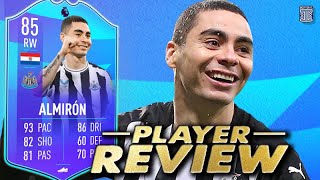 PLAYS LIKE ALMIRON😉 85 PREMIER LEAGUE POTM ALMIRON SBC META PLAYER REVIEW  FIFA 23 ULTIMATE TEAM [upl. by Leda311]