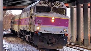 Boston MBTA Commuter Trains [upl. by Geis]