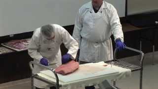 Aaron Franklin teaching how to trim a beef brisket abbreviated version [upl. by Ashton]