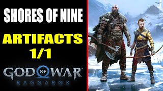 Shores of Nine Artifacts Location  God of War Ragnarök [upl. by Marja]