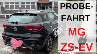 Probefahrt MG ZS EV Luxury Edition 2022  Elektroauto Test [upl. by Keelia536]