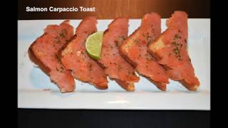 Salmon Carpaccio Toast [upl. by Mela365]