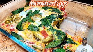 Loaded Microwaved Eggs  How To Cook Eggs In The Microwave  Keto  Low Carb  Cooking With Thatown2 [upl. by Latvina]