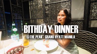 Wendys Birthday  ThePeakBGC GrandHyattManila [upl. by Imray]