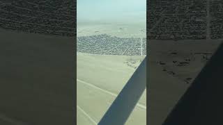 Aerial view of Burning Man [upl. by Akimal]