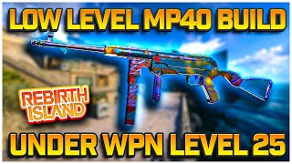 the NEW Low Level Mp40 Class Setup for Warzone  Weapon Level 25 and Below Vanguard Warzone [upl. by Nawed]