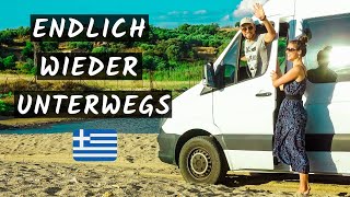 ENDLICH wieder reisen  VANLIFE in Griechenland auf den Peloponnes [upl. by Kenison]