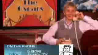 Ellen Calls Gladys About the 2009 Oscars [upl. by Barta475]