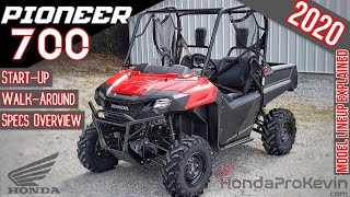 2020 Honda Pioneer 700 Review of Specs  WalkAround  Base Model SxS  UTV SXS700M2 [upl. by Pond810]