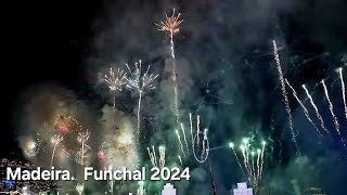 FUNCHAL New Year in MADEIRA 2024 A wonderful event You must see it😍 [upl. by Nohpets]