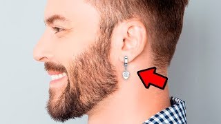 Accesorios para HOMBRE 2019  2020 Tendencias en aretes o pendientes para caballeros 2019 2020 [upl. by Lebazej]