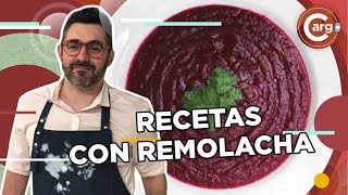 TRES RECETAS CON REMOLACHA [upl. by Suilenroc]