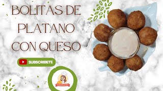 Cómo Hacer Bolitas De Plátano Con Queso Fáciles Y Deliciosas cuba food recipe cocina [upl. by Quartis]