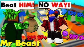 FAN Gives Me 400 To Get On The LEADERBOARDS ROBLOX SUPER POWER FIGHTING SIMULATOR [upl. by Sama]