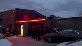 Footage of Romanian police raiding the Andrew Tate compound [upl. by Enoitna]