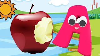 ABC Song Learn Phonics Nursery Rhymes and Kindergarten Songs for Kids fun and kids learning [upl. by Einahpet]