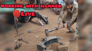 khizar tech working with hammer in 🔴Live [upl. by Aspa640]