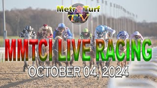 04 October 2024  Philippines Horse Racing Live  Metro Manila Turf Club Inc [upl. by Sayres448]