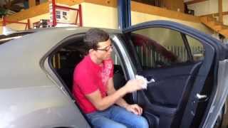 How to tint a side window like a pro By quotBest Reflections Window Tintingquot [upl. by Haduhey301]